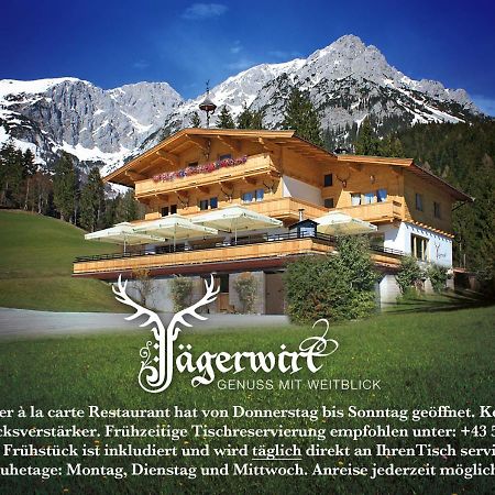 Boutique-Pension Jaegerwirt Scheffau am Wilden Kaiser Exteriör bild