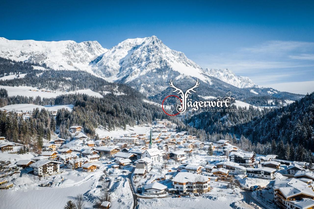 Boutique-Pension Jaegerwirt Scheffau am Wilden Kaiser Exteriör bild
