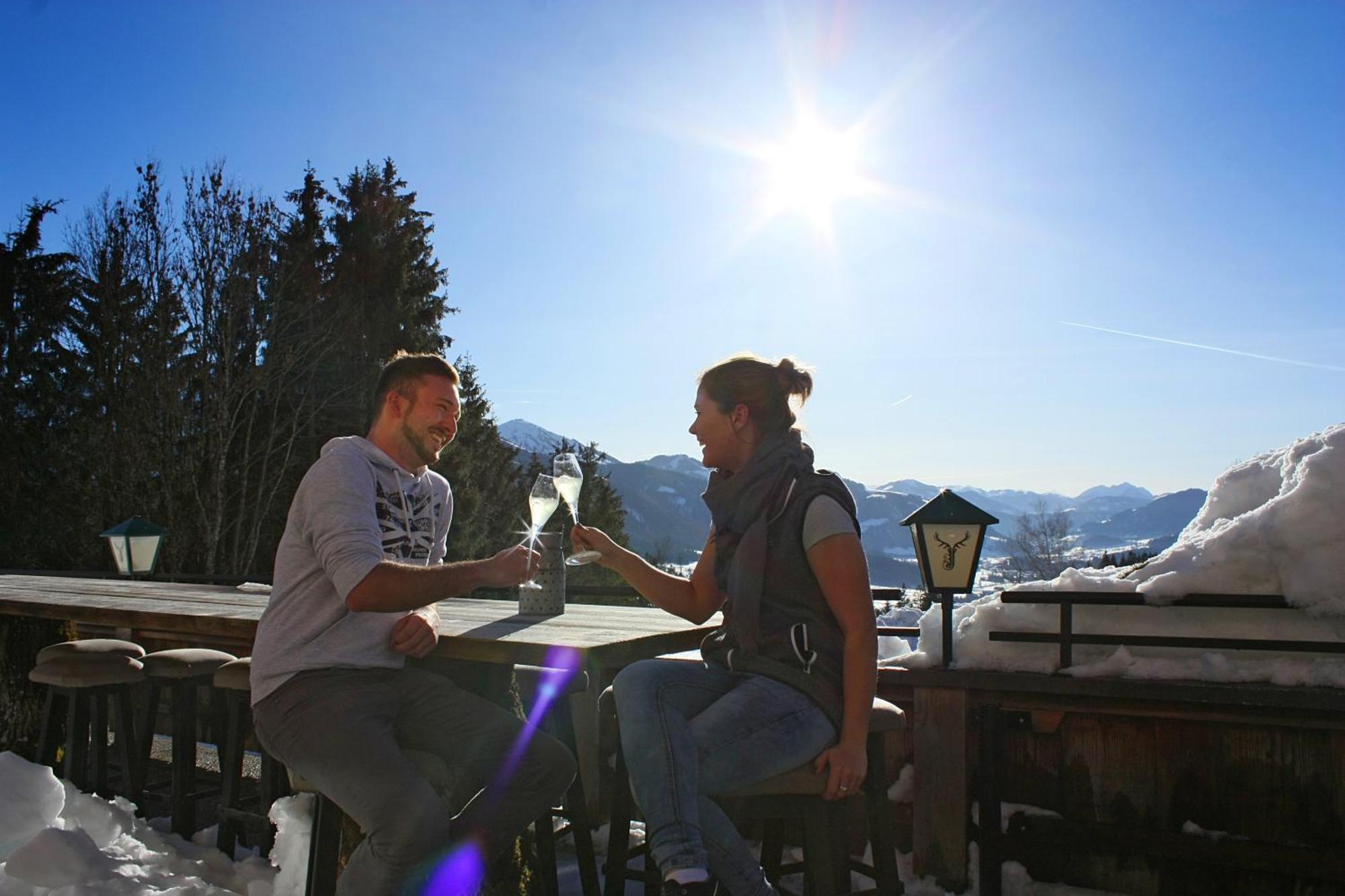 Boutique-Pension Jaegerwirt Scheffau am Wilden Kaiser Exteriör bild