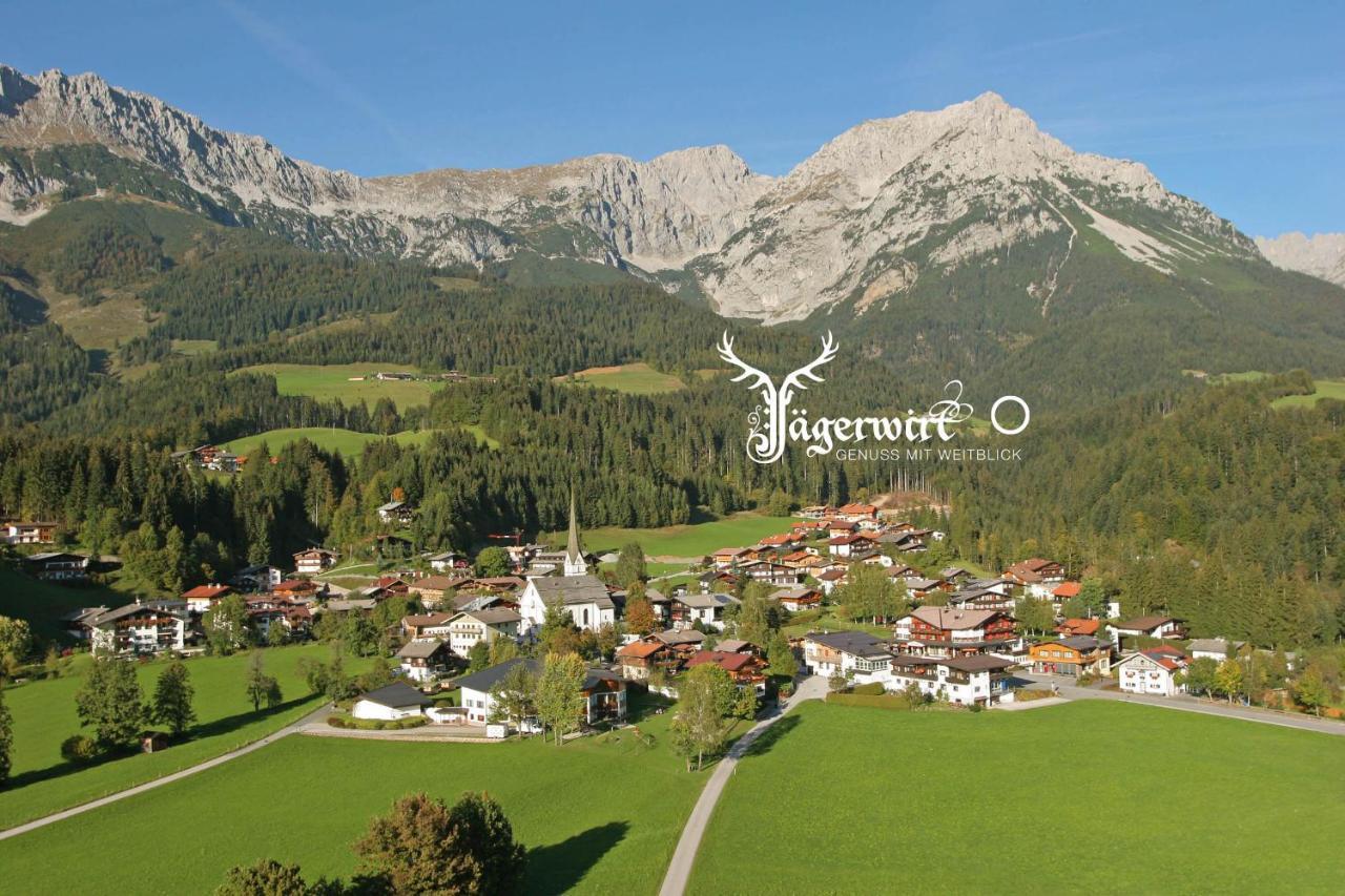 Boutique-Pension Jaegerwirt Scheffau am Wilden Kaiser Exteriör bild